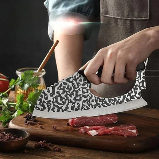 KIT 2 Cutelo Inox Profissional Cabo King Artesanal Churrasco Cozinha