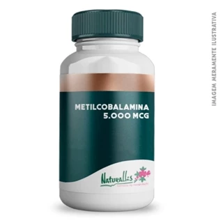 Metilcobalamina - Vitamina B12 - 5.000mcg (120 pastilhas) Sublingual