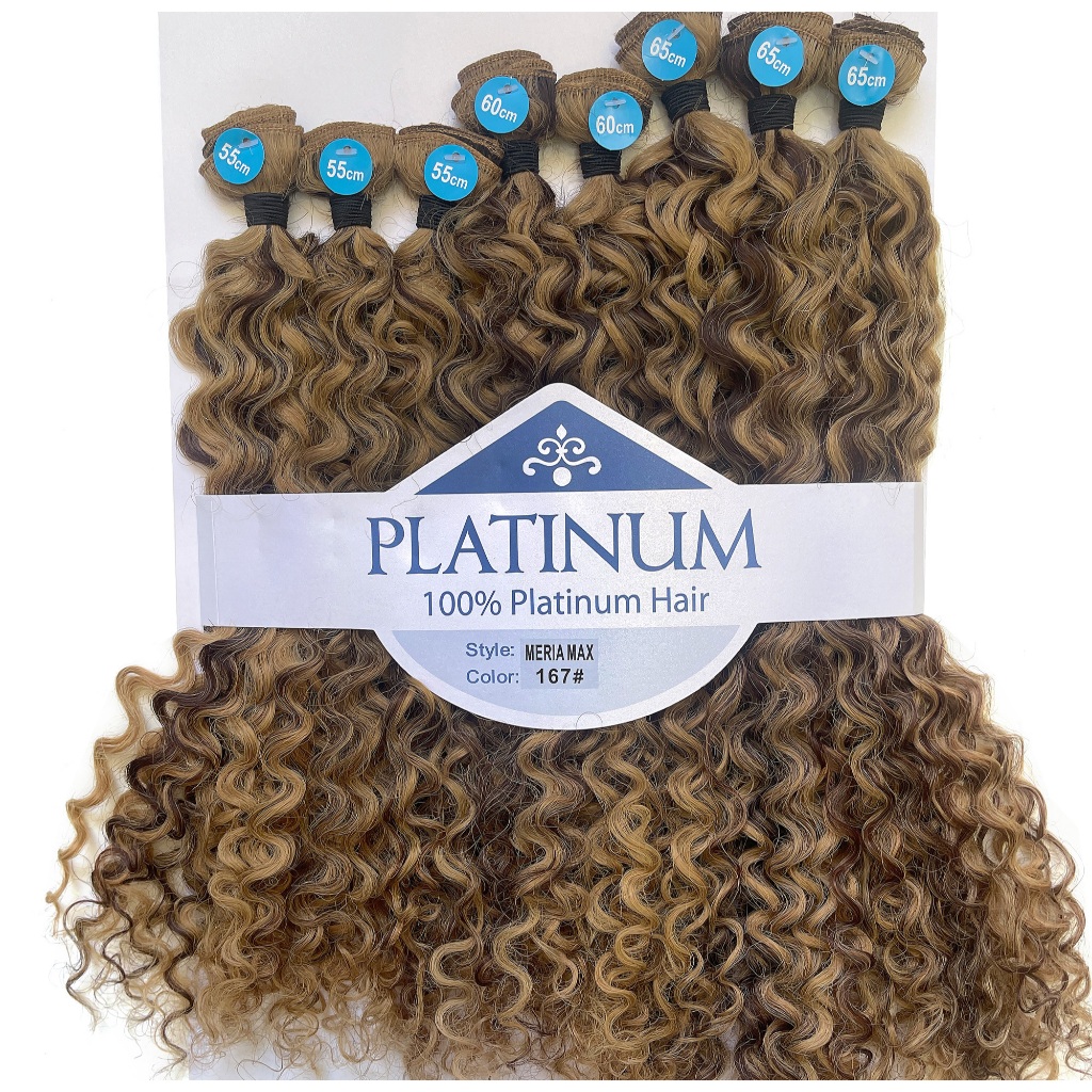 Cabelo Platinum Cacheado - Meria - Ruby Comprido/ Super Star