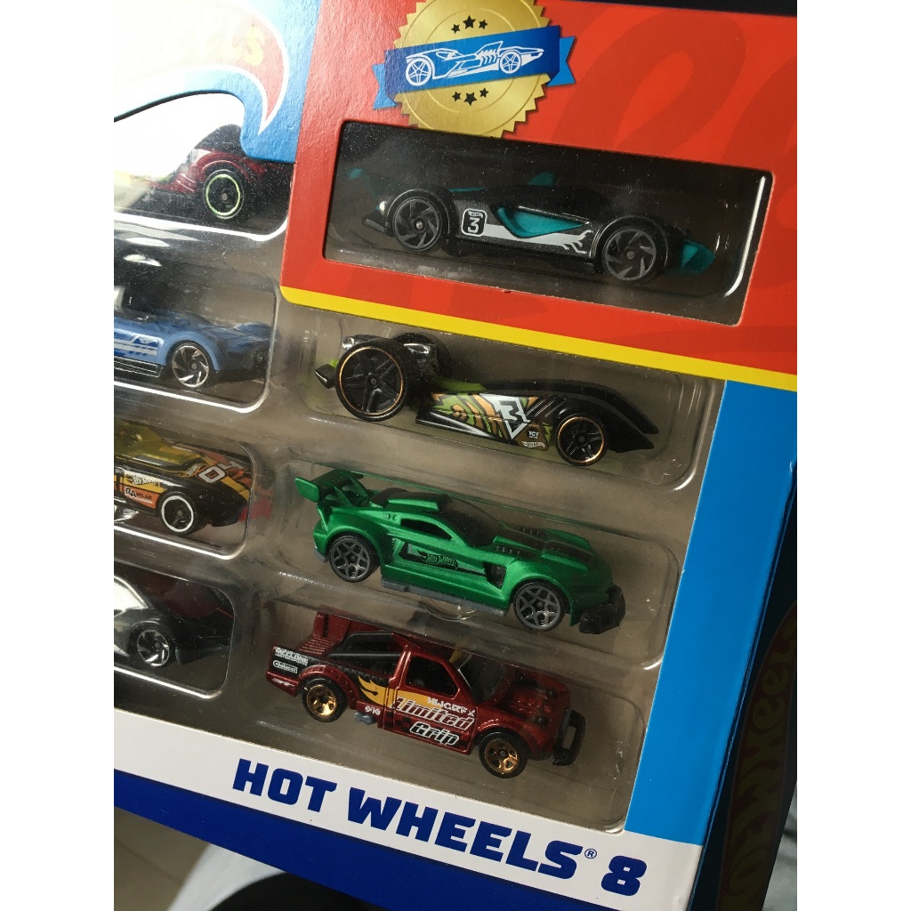 caixa 8 carrinhos Hot Wheels 8 carros miniaturas 8pack lacrado