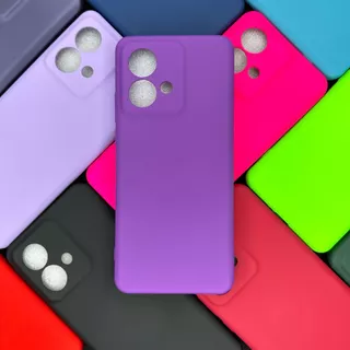 Capa Capinha Case Silicone Para Motorola Moto Edge 40 Neo Aveludada