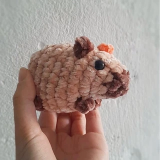 Capivara de amigurumi (artesanal/ crochê)