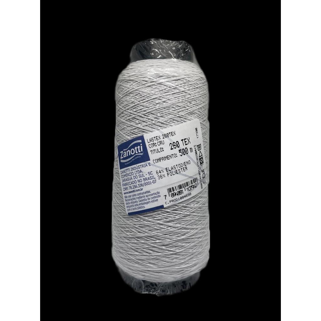 Lastex Zanotti 260 Tex – Cone 500 Metros Preto/Branco | Shopee Brasil