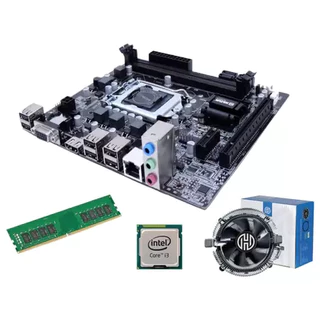 PLACA MAE PROCESSADOR MEMORIA 1156 COM I3 I5 OU I7 TESTADA COM GARANTIA