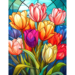 Kit Pintura de Diamante 5d Flores