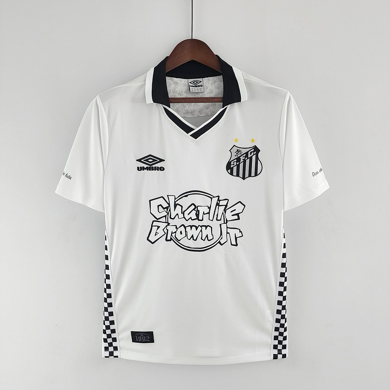 Camisa Santos Retrô Masculino Charlie Brown Jr Versão: Torcedor