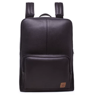 Mochila Masculina Em Couro Minimalista de Grande Capacidade,Viagens, Faculdade, Motoboy