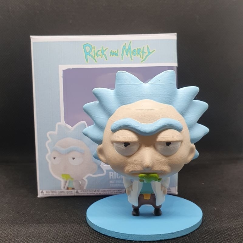 Kit Miniaturas Rick And Morty Impressão 3d 7cm | Shopee Brasil