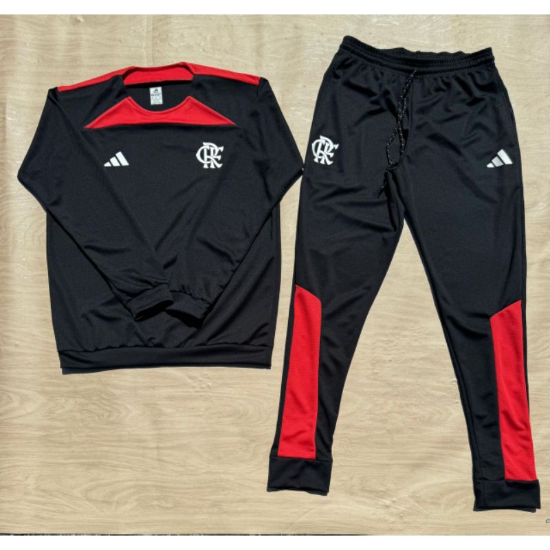 CONJUNTO DRY-FIT DE TIME MASCULINO CONFORTÁVEL FRIO MANGA LONGA ...