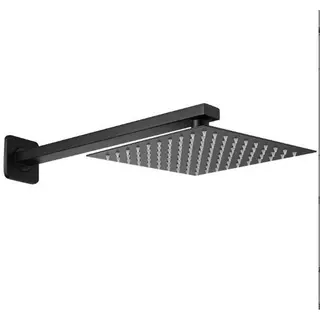 Ducha Inox Chuveiro Luxo Quadrado Furos de Silicone Com Braço 40cm