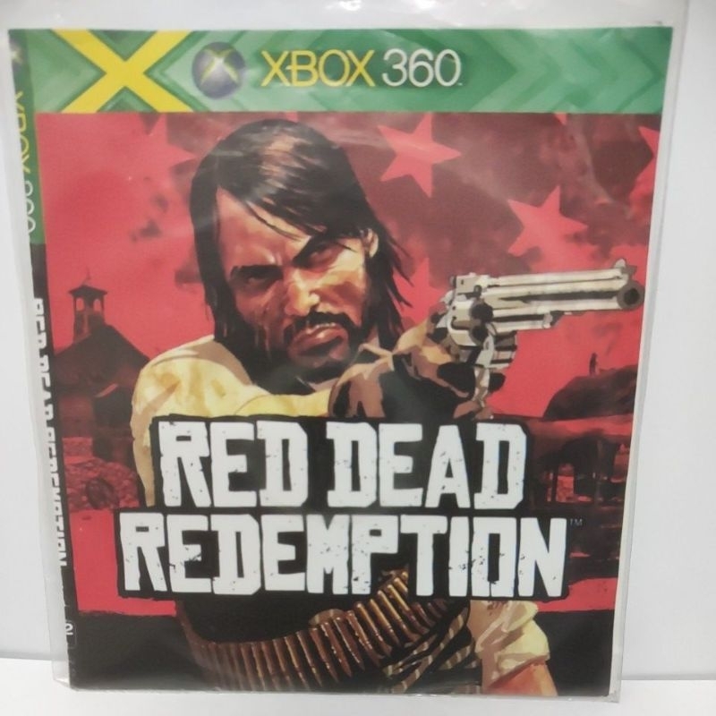 Xbox 360 red dead redemption raridade novo copia