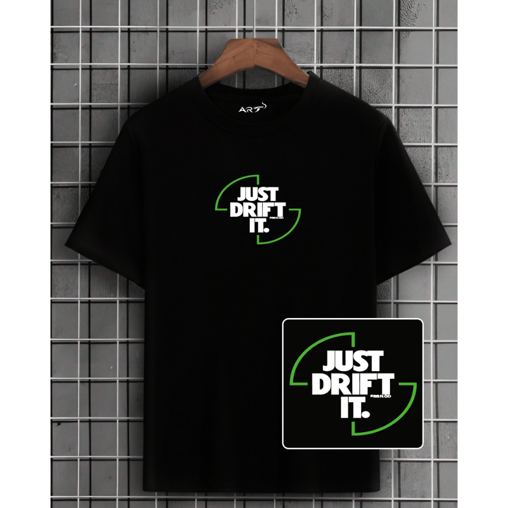 Camisa Camiseta Masculina Basica Blusa Streetwear 100% algodão Drift Vá com Calma Frase