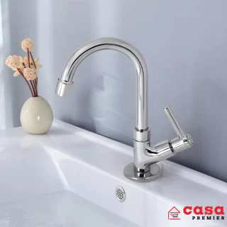Torneira Lavatório Banheiro Bica Baixa Móvel Luxo Metal Cromado 1198 C 65 Arejador Cuba Mesa Bancada