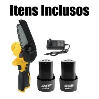 Moto Serra A Bateria Mini Serra Eletrica 25v Bivolt