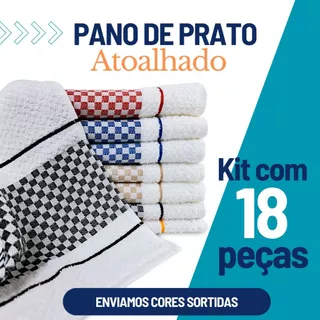 Jogo de Pano Copa Grande 18 Unidades 40x70