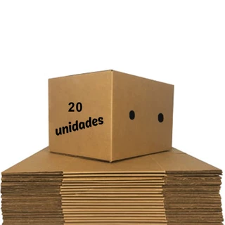 Kit 20 Caixas Grande Papelão Mudança Embalagem