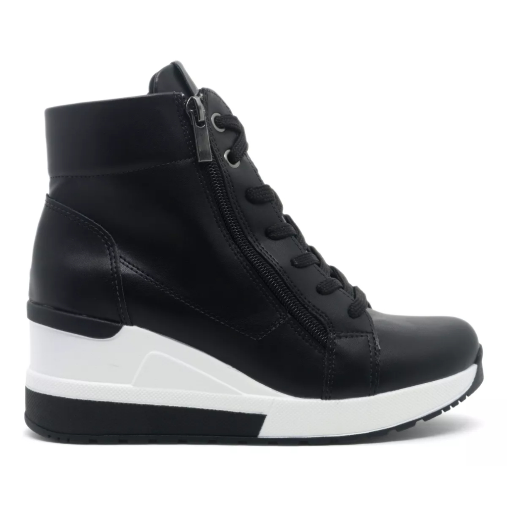 Anabela Tenis Feminino Com Salto Plataforma Tenis Sneaker Feminino