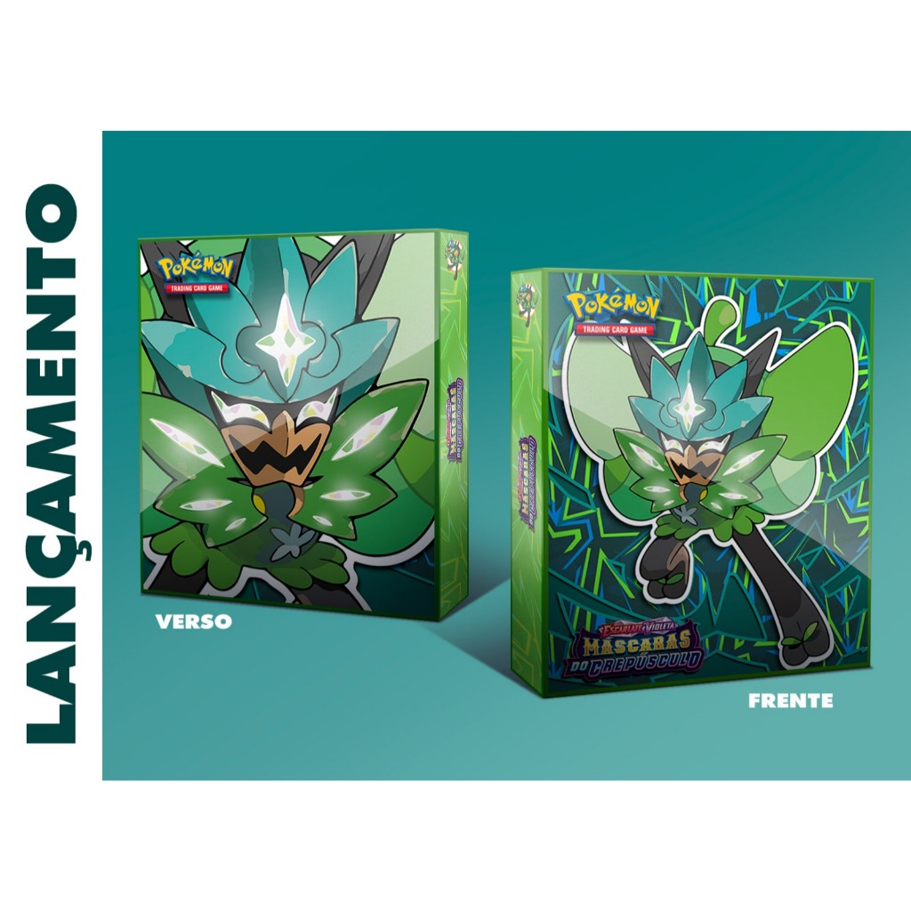 Pasta Álbum Fichário Pokémon POKÉMON Mascaras do Crepusculo