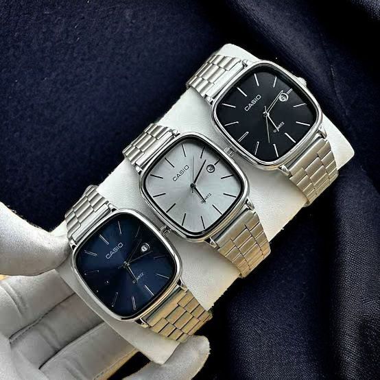 Relógio Cassio Edição Especial Vintage LTP E117/ A138 Prata Resistente a Agua Presente dos Namorados