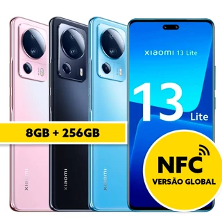 Celular Xiaomi Mi 13 Lite 256gb 8gb Ram 5G Dual Sim Global Com NFC e NOTA FISCAL