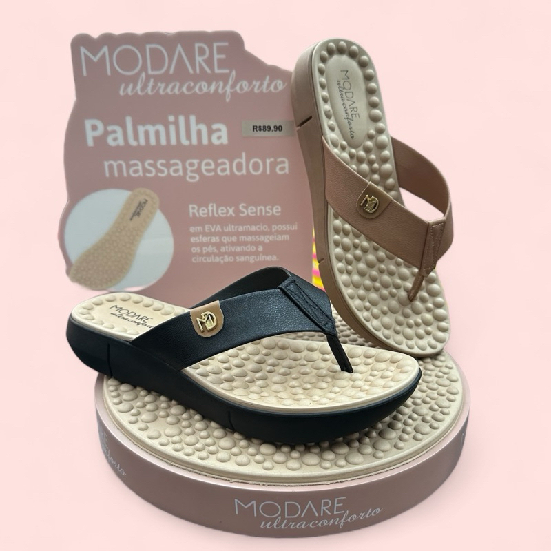 Chinelo Tamanco MODARE ORIGINAL Ultraconforto palmilha flex