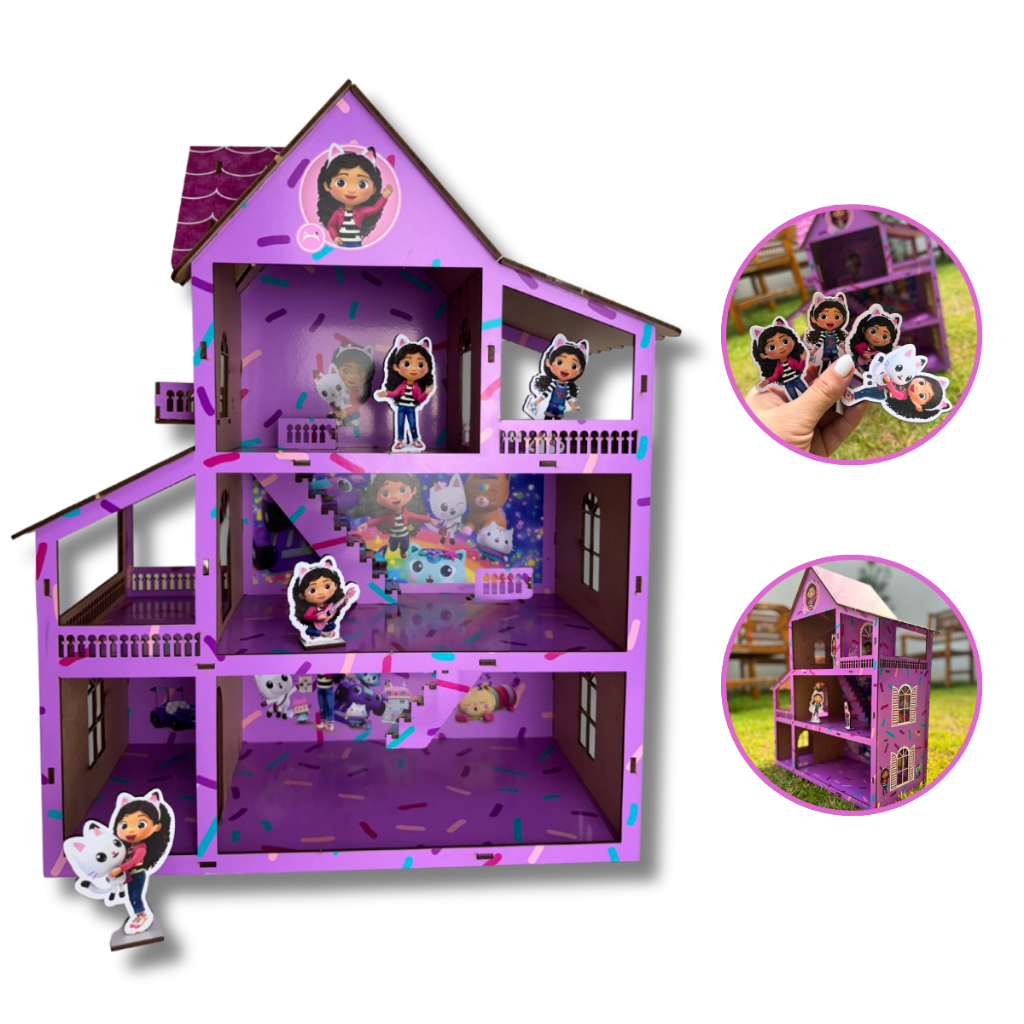Casita La Casa De MuÃ±ecas De Gabby Mercadolibre Mdf Casas De MuÃ±ecas