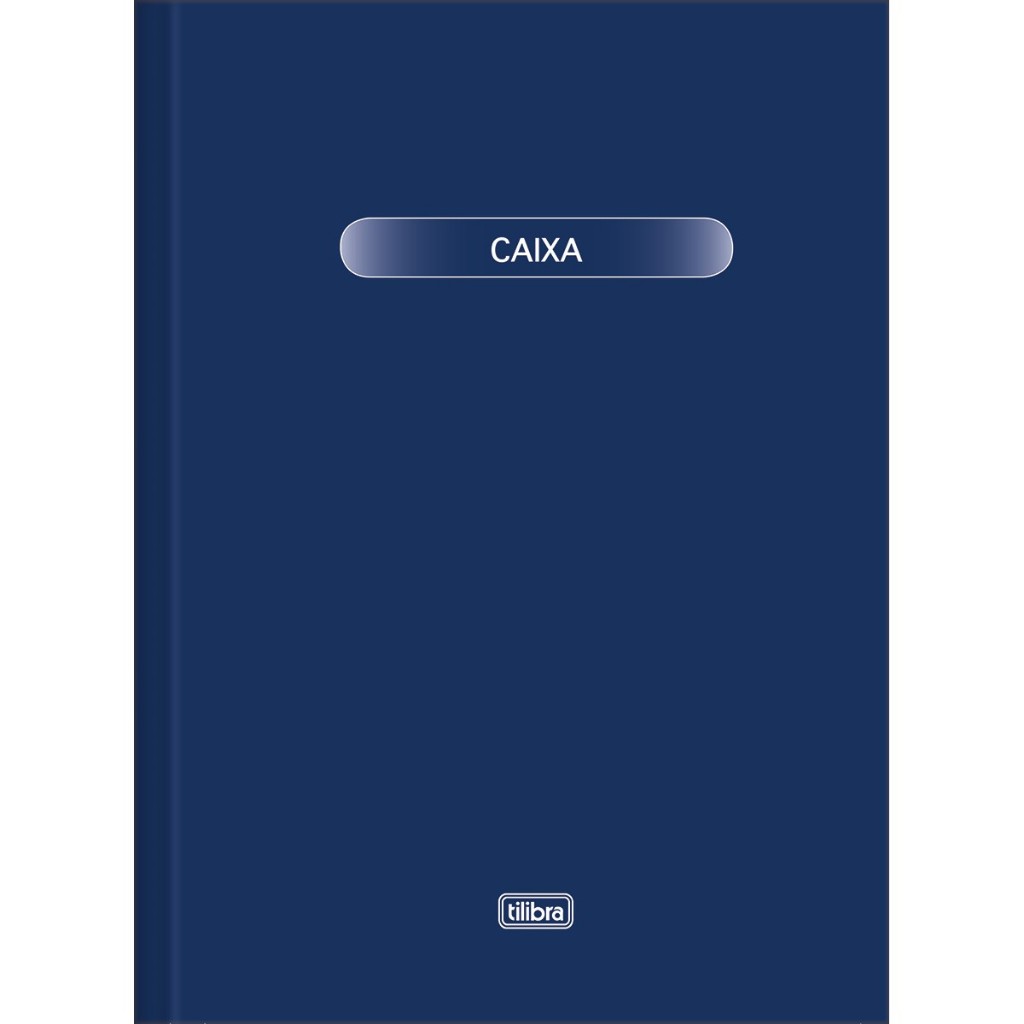 Livro Caixa Capa Dura Grande 100 Folhas Tilibra Unidade