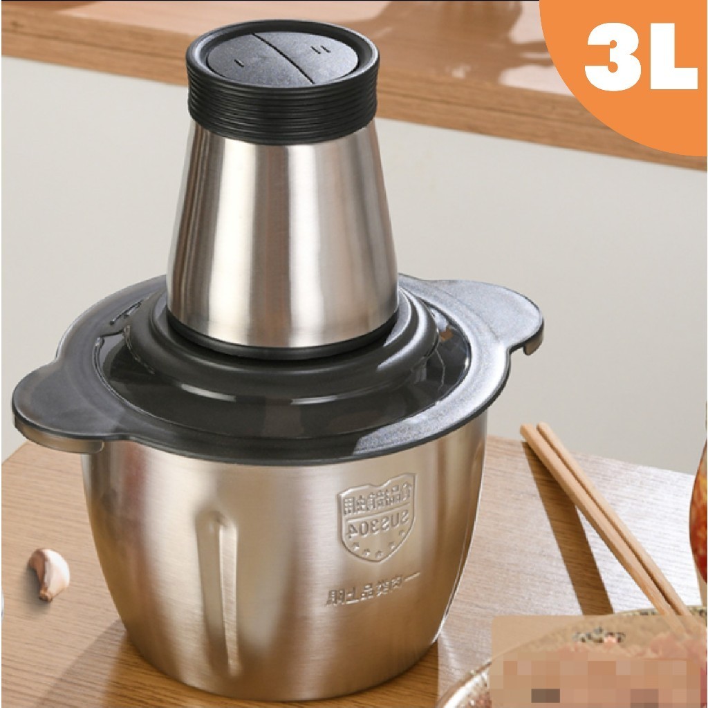 3L Ou 2L Picador De Alimentos Moedor De Carne Mixer Elétrica