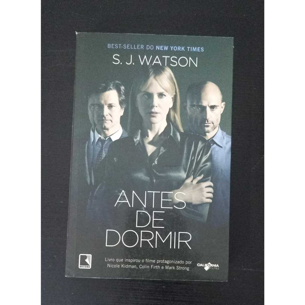 Livro: Antes de dormir - S.J.Watson - | Shopee Brasil