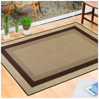 Tapete Para Sala Sisal Quarto Pequeno 1,00 X 1,50 Marrom Lancer
