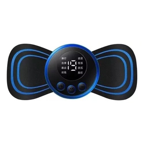 kit Mini Massageador Elétrico Portátil Cervical EMS Alivia Dores Corpo Pescoço - 3XZ
