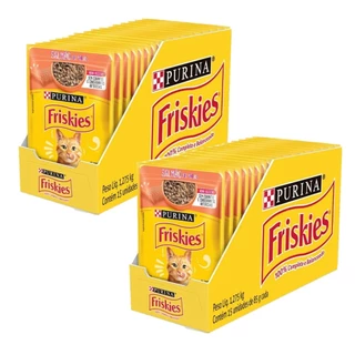 Friskies Kit para GATOS ADULTOS Sabor SALMÃO 85g ( 30 Sachês )