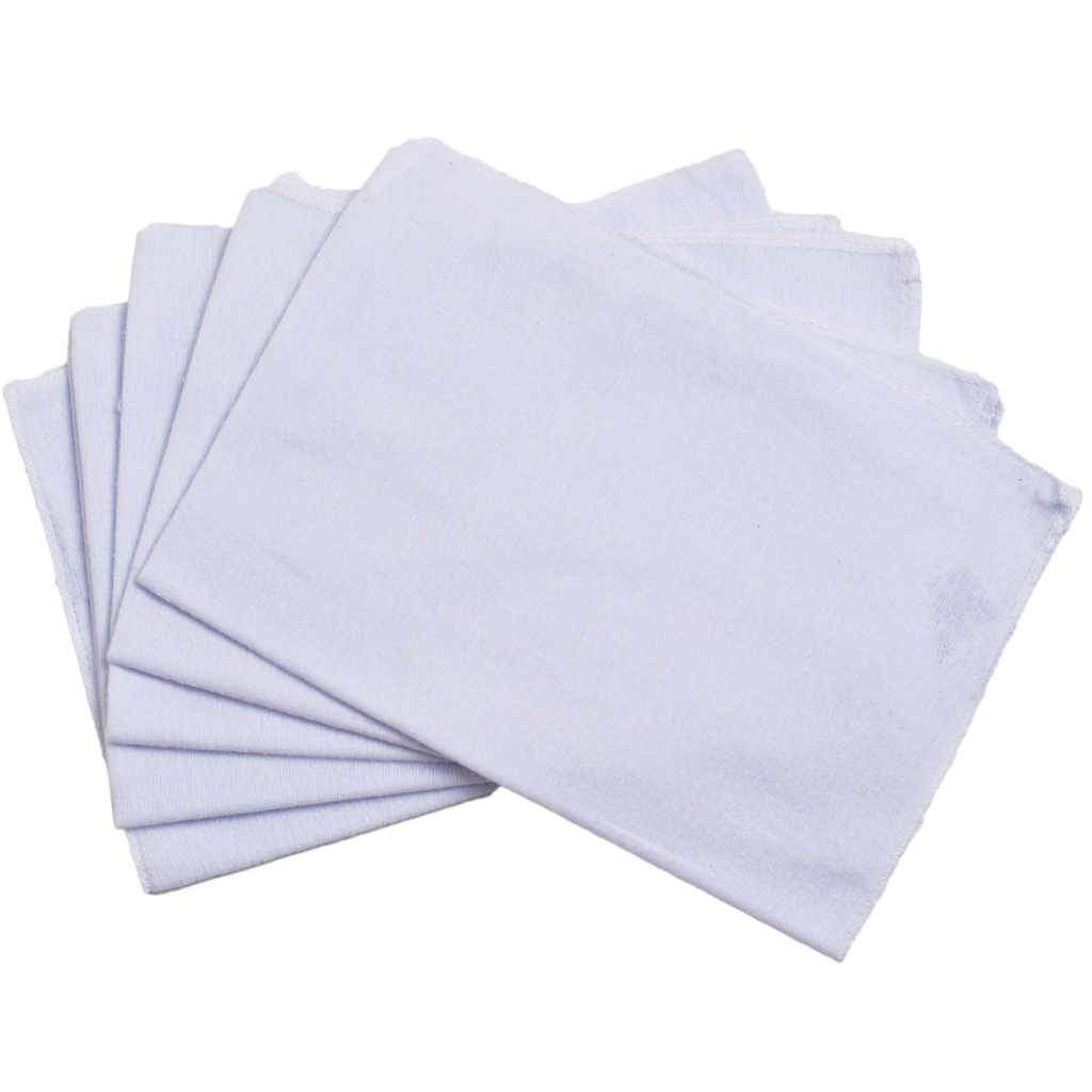 Kit Com 15 Flanelas Branca Para Limpeza LojaLoja