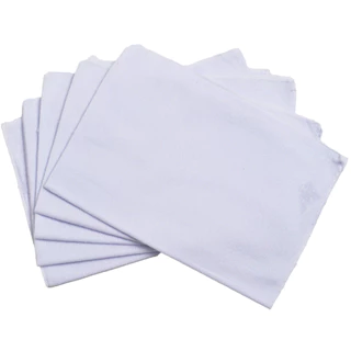 Kit Com 15 Flanelas Branca Para Limpeza LojaLoja