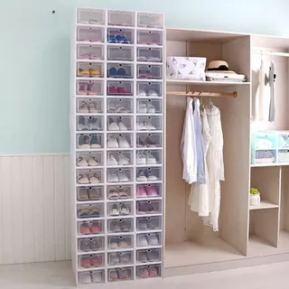 Kit Caixa Organizadora para Tenis Sapatos Calçados Multiuso Kit 15 ou 20