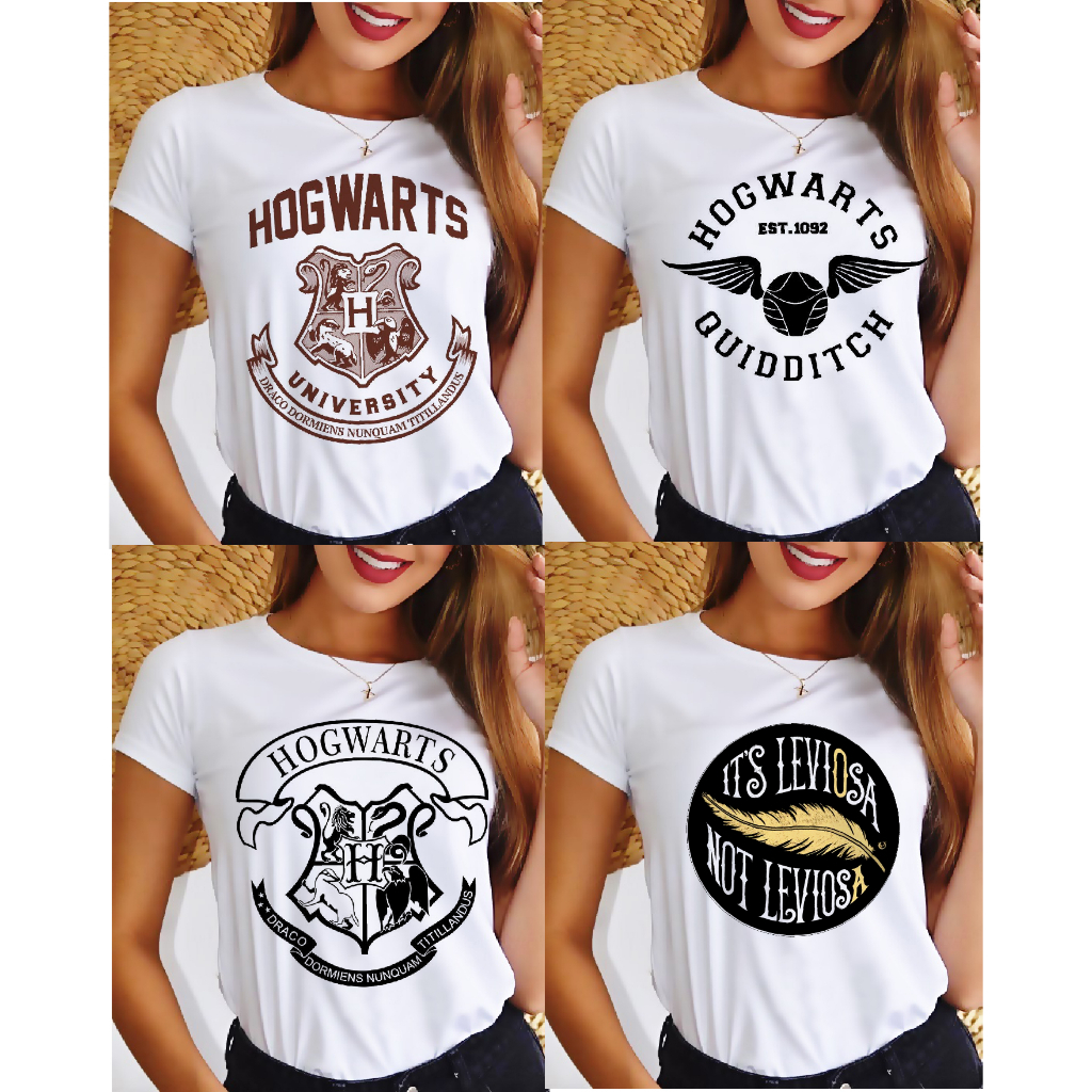 blusa camiseta harry potter aesthetic, t shirt feminina criativa ...