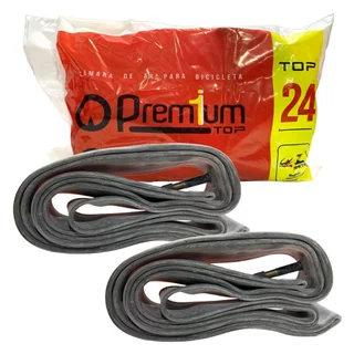 Par Câmara De Ar PREMIUM TOP Aro 24 Bicicleta Ciclismo Bico Grosso