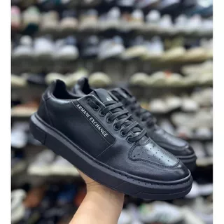 Sapatênis Armani Exchange Masculino Couro Legítimo Versátil