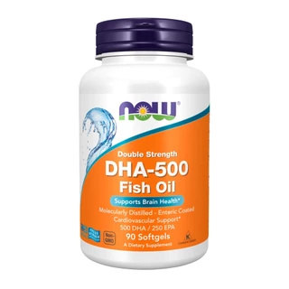 DHA-500 Now Foods 250Epa Óleo de Peixe 90Soft Importado