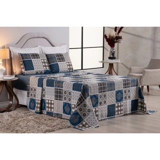 Kit Lençol King Size 4 peças Estampado Premium 200 fios 100%algodão
