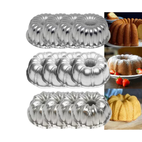 Mini Forma De Bolo Pudim Torta Suiça SORTIDAS 1UNIDADE