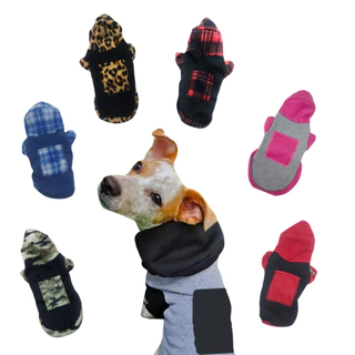 Moletom Roupinha PET Blusa Com Capuz Para Cachorro