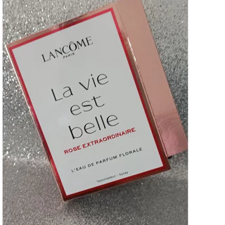 Perfume feminino LVB Rose Extraordnare. EDP com 1,2ml