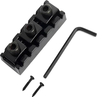 Locknut Lock Nut 42mm Pestana Trava Cordas Preto Para Guitarra Com Floyd Rose