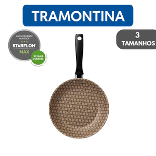 FRIGIDEIRA TRAMONTINA ANTIADERENTE STARFLON MAX TURIM VERMELHO