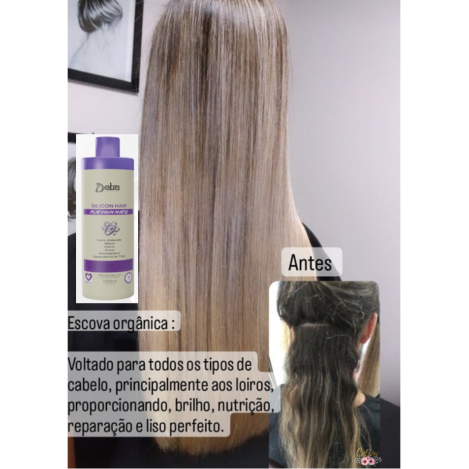 SILICON PROGRESSIVA ORGANICA DETRA HAIR PLATINUM MATRIZ 1000 ML ...