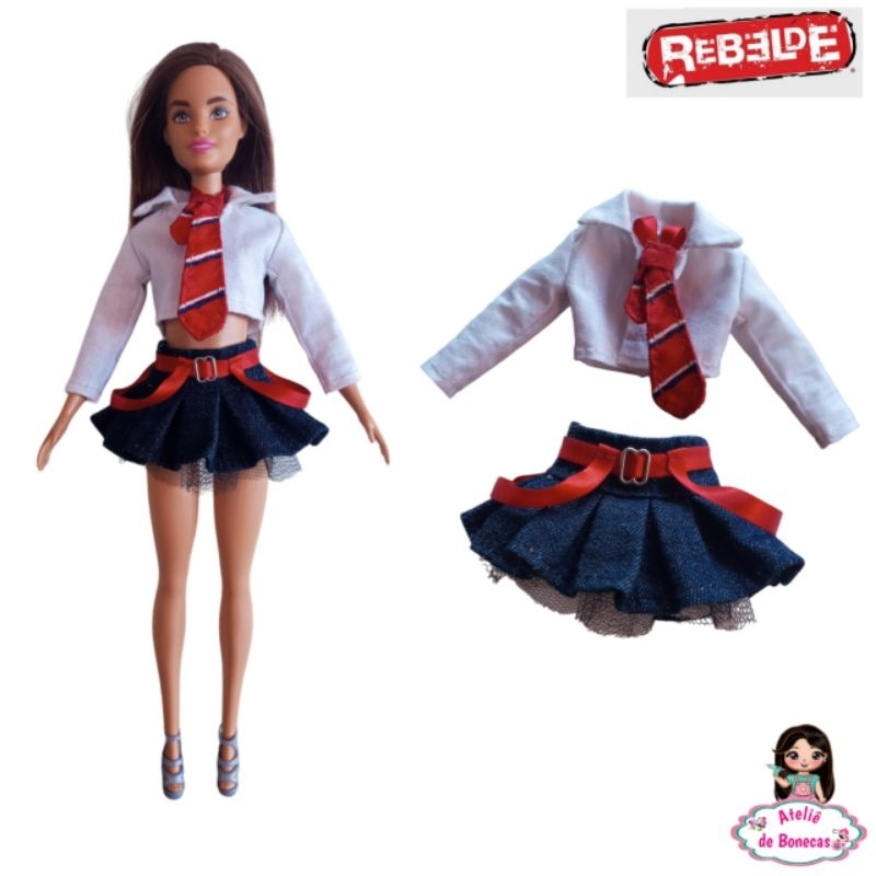 Uniforme RBD para boneca Barbie | Shopee Brasil