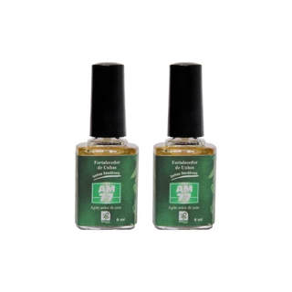 Kit 2x AM77 Base Fortalecedor de Unhas 9ml Antimicótico Natuflores em Oferta na Shopee