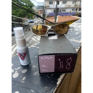 Oculos de sol plasma oakl X-Metal Juliet Romeo2 DoublexX Caixa e Medalha