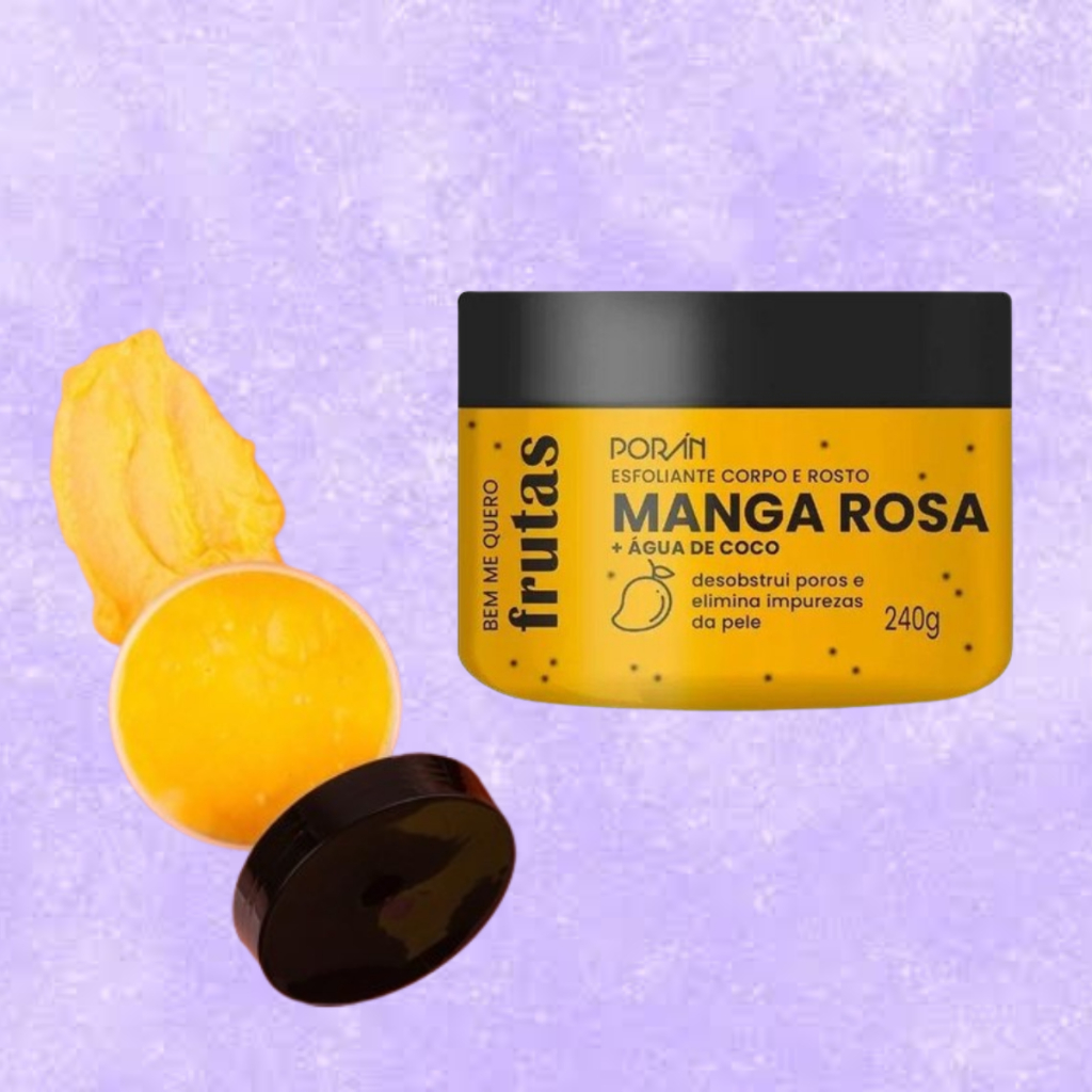 Esfoliante Hidratante Corporal Natural Para Corpo Rosto Pele Macia ...